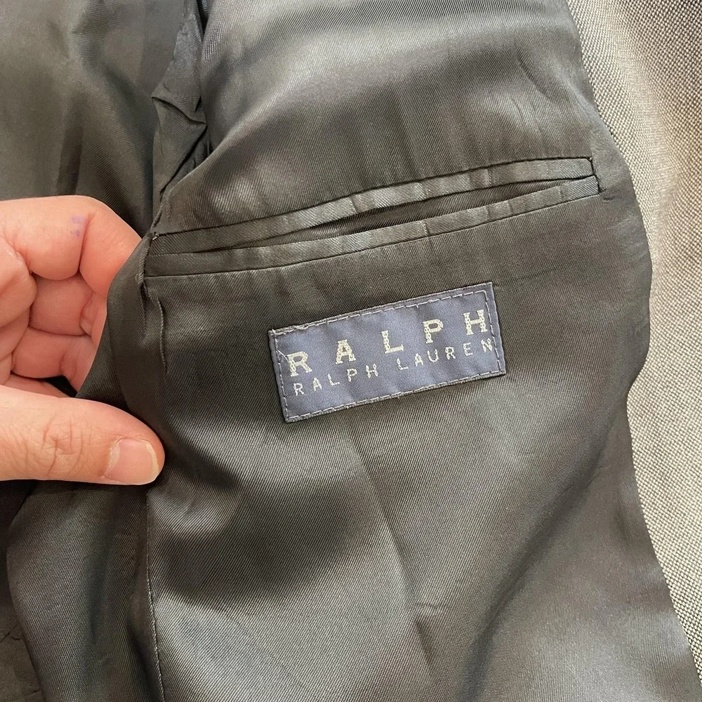 Ralph Lauren Mens 42T Grey Textured 100% Wool 3-Button Blazer Sports Coat Canada